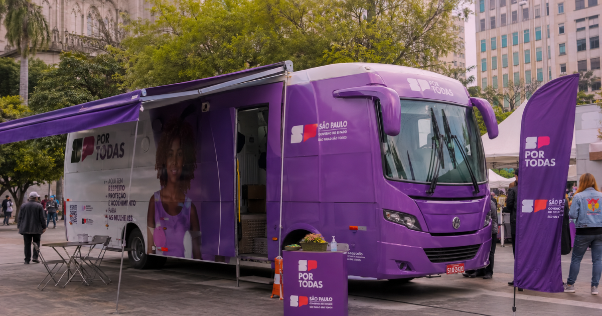 Ônibus SP Por Todas reforça proteção às mulheres na Virada Cultural 2026 em São Paulo